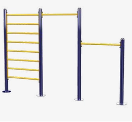 Jogo de Barras com Espaldar